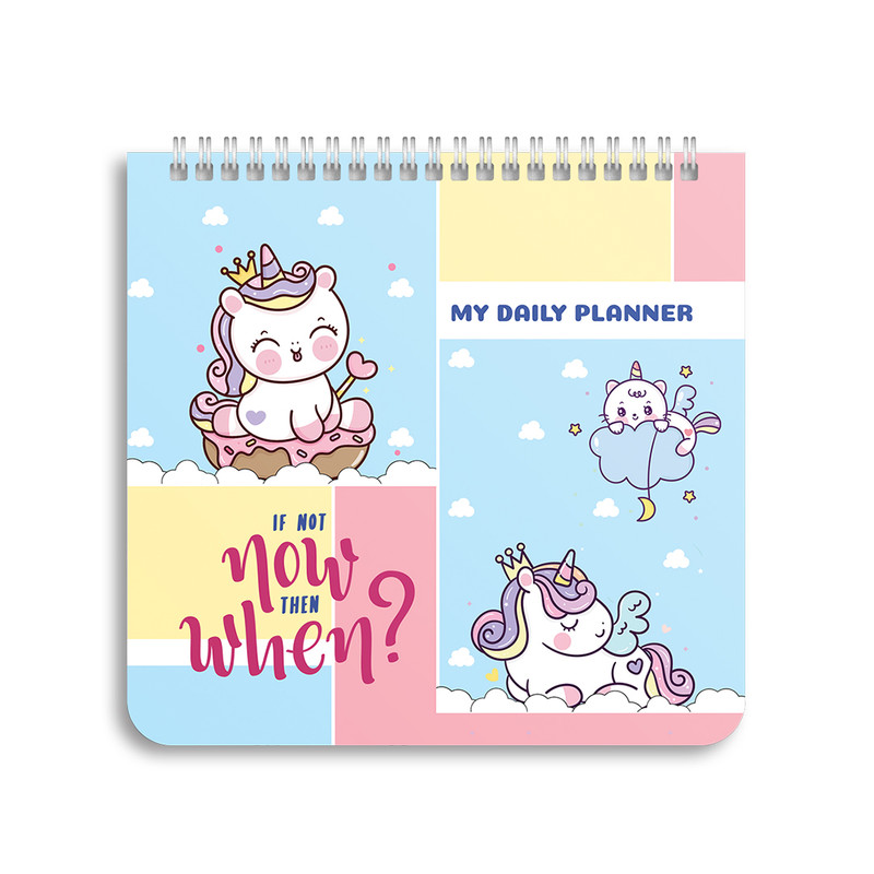 دفترچه برنامه ریزی 60 برگ پانداک طرح یونیکورن