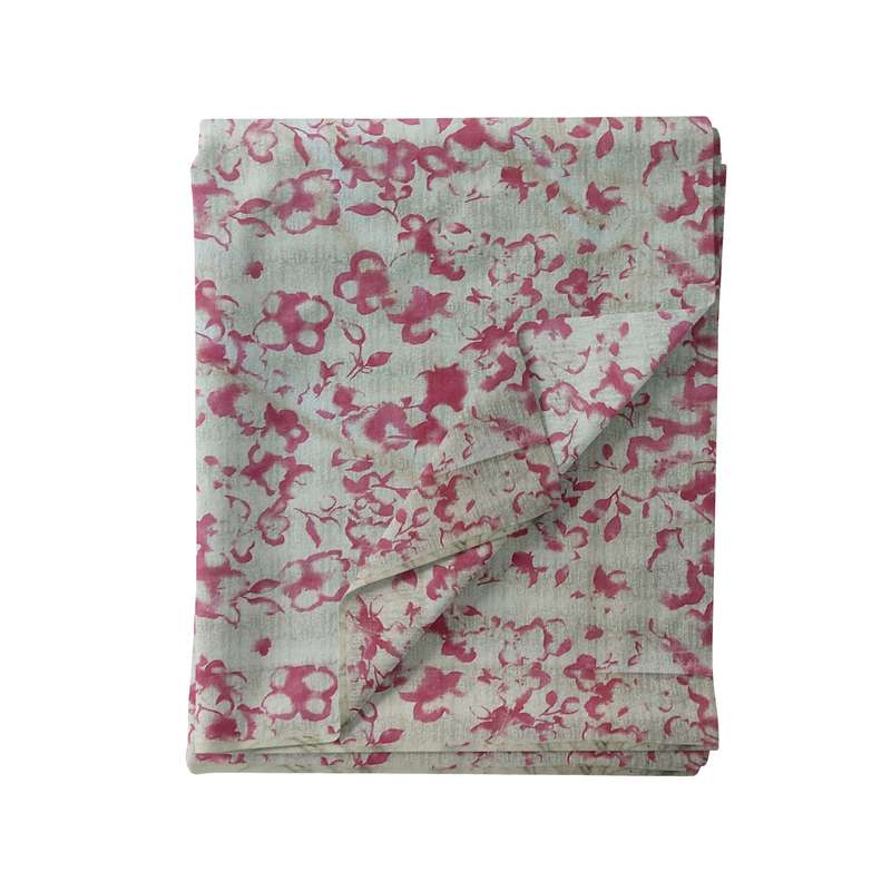 ملحفه مدل روانداز طرح آبرنگی دو نفره سایز 245x200 سانتی متر