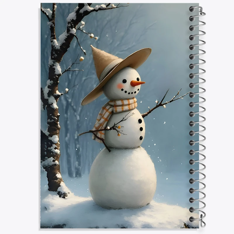 دفتر لیست خرید 50 برگ خندالو طرح آدم برفی کد F7156