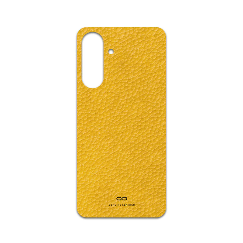 برچسب پوششی ماهوت مدل Mustard-Leather مناسب برای گوشی موبایل سامسونگ Galaxy A56