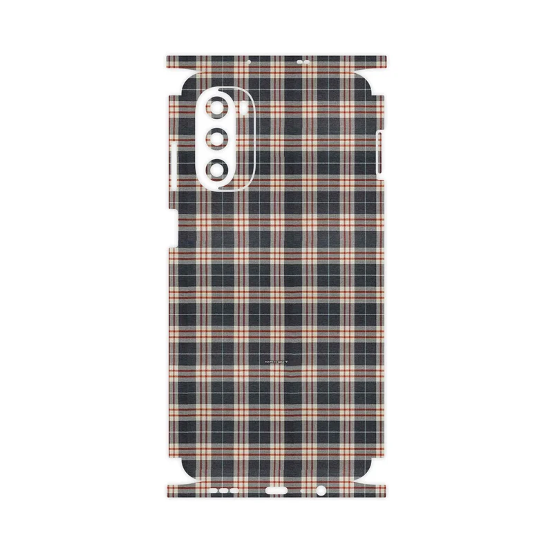 برچسب پوششی ماهوت مدل Fabric Texture 5-FullSkin مناسب برای گوشی موبایل موتورولا Moto G52