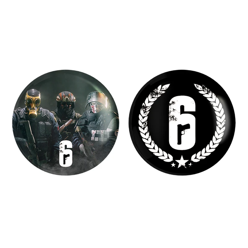 مگنت خندالو طرح رینبو سیکس Rainbow Six کد 1031410319 مجموعه 2 عددی