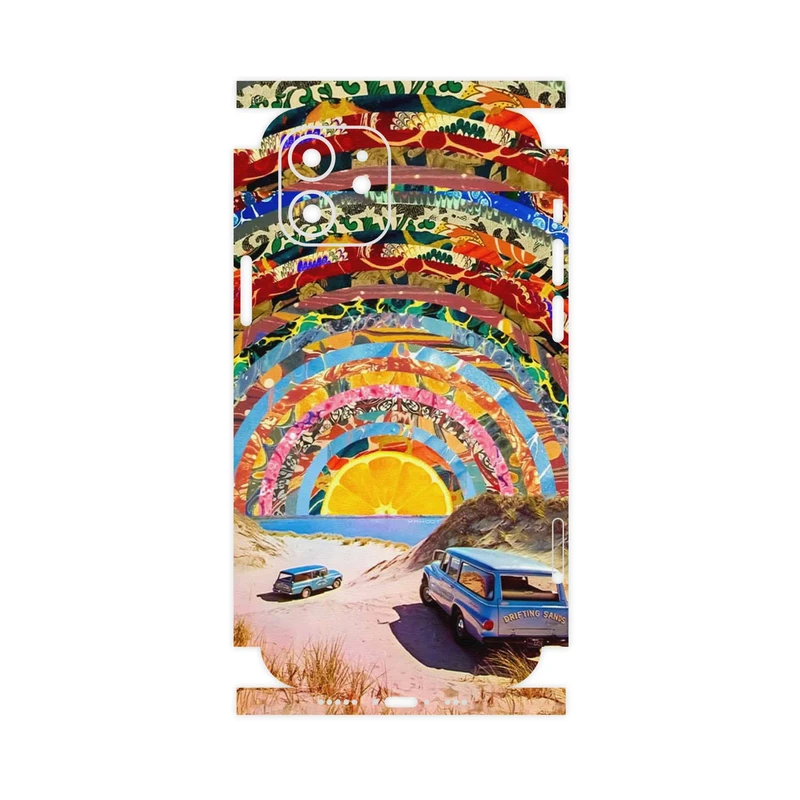 برچسب پوششی ماهوت مدل Collage of Orange Sky-FullSkin مناسب برای گوشی موبایل اپل iPhone 12