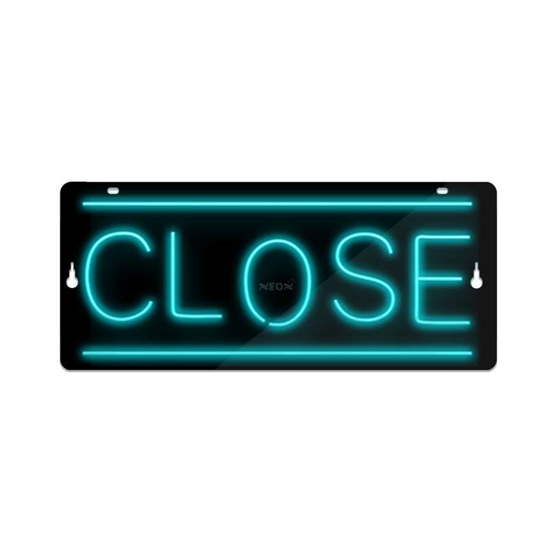چراغ دیواری نئون دیزاین طرح Close-BL_TBL
