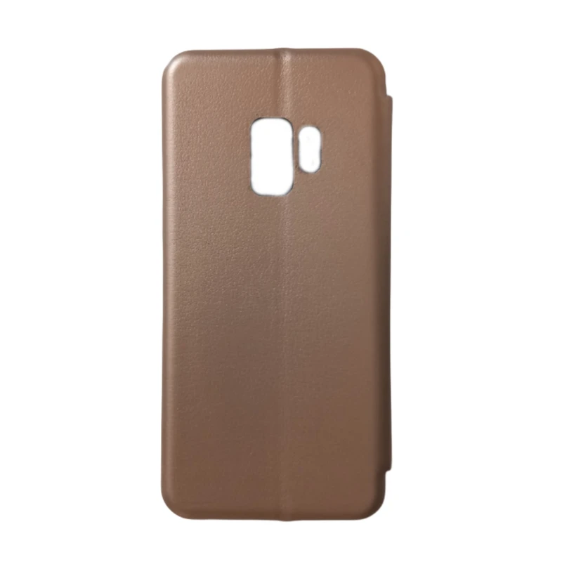 کیف کلاسوری مدل مگنتی طرح چرمی مناسب برای گوشی موبایل سامسونگ Galaxy S9