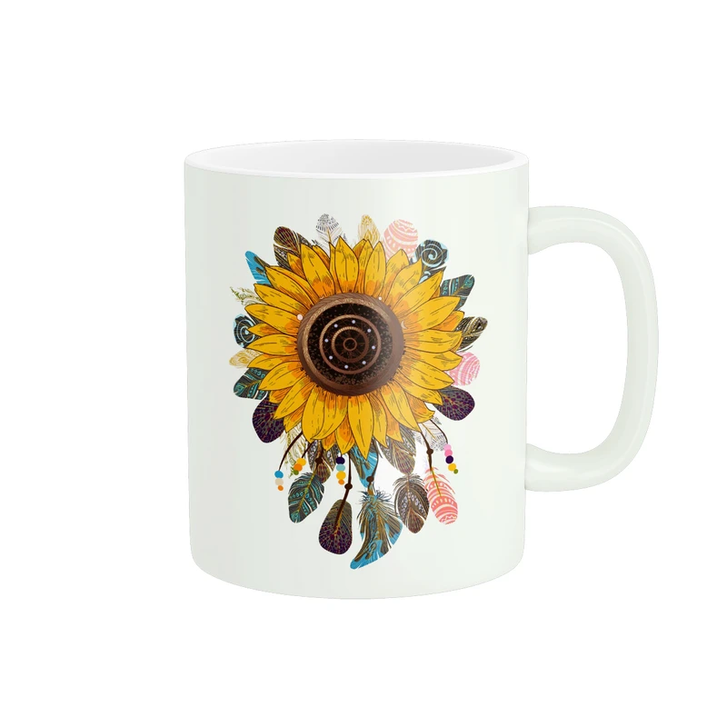 ماگ پاد آفرین طرح گل کد 748