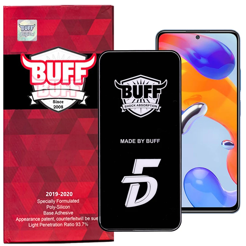 محافظ صفحه نمایش 5D بوف مدل F33 مناسب برای گوشی موبایل شیائومی Redmi Note 11 Pro 4G/5G Global/Note 11E Pro 5G