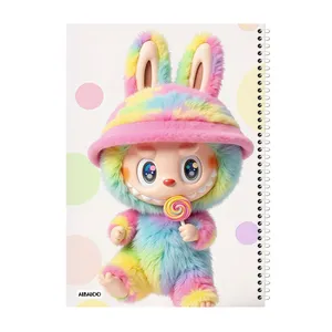 دفتر مشق 50 برگ آلبالو طرح لبوبو فانتزی کد 2213