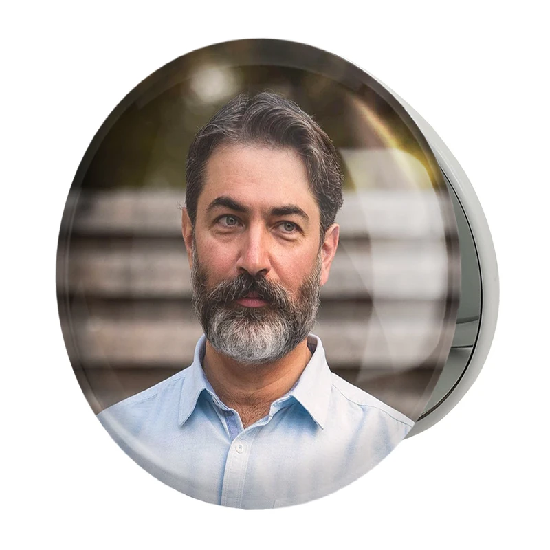 آینه جیبی خندالو طرح پارسا پیروزفر مدل تاشو کد 6358 