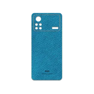 MAHOOT Blue-Leather Cover Sticker for Xiaomi Poco X4 Pro 5G
