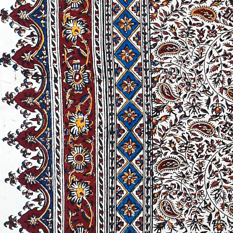 سفره قلمکار سنتی مدل 6 نفره کد 200130-3