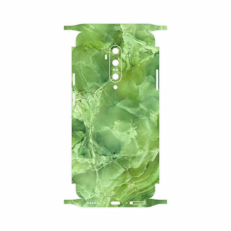برچسب پوششی ماهوت مدل Green-Crystal-Marble-FullSkin مناسب برای گوشی موبایل وان پلاس 7T Pro