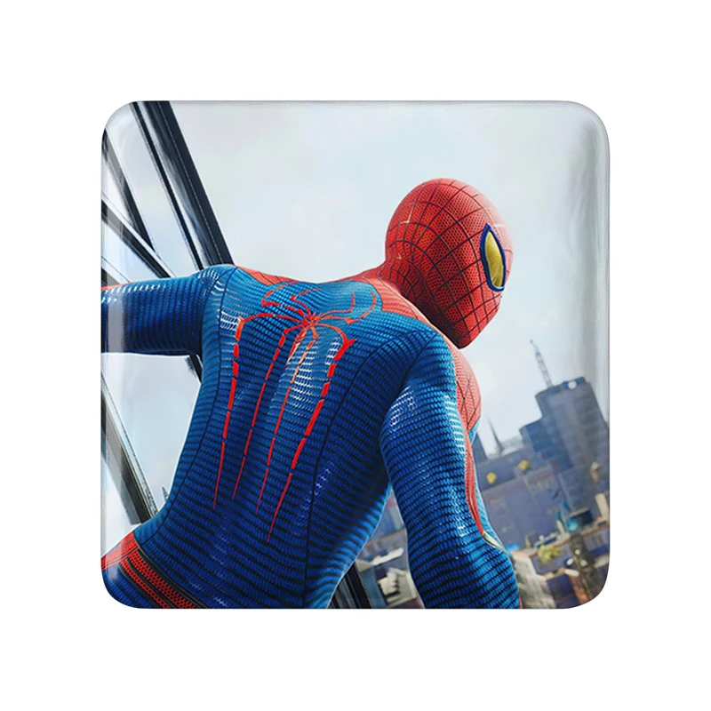 مگنت خندالو طرح پیتر پارکر مردعنکبوتی مدل مربعی کد 30820