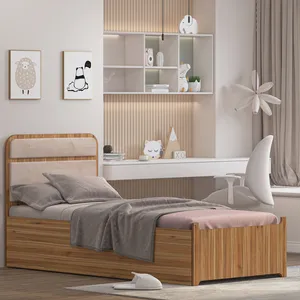 تخت خواب ملامینه نوجوان اعیان مدل FH953 سایز 80x180 سانتی متر