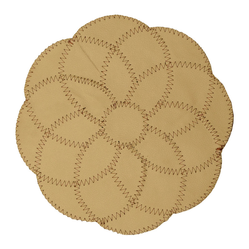 رومیزی کلاژ چرم و پوست مدل گل کد 0040