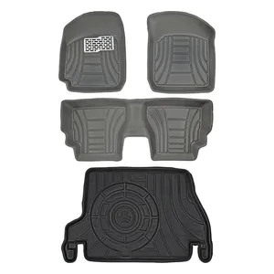 کفپوش سه بعدی خودرو پانیذ مدل پشت نمدی MHLB N مناسب برای پراید 132 به همراه کفپوش صندوق