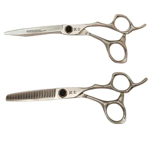 قیچی آرایشگاهی سامورایی مدل PT60 مجموعه 2 عددی