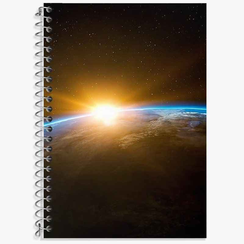 دفتر لغت 50 برگ خندالو طرح کهکشان کد F74