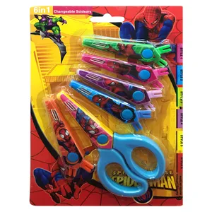 قیچی مدل مرد عنکبوتی کد SPI-1  مجموعه 6 عددی