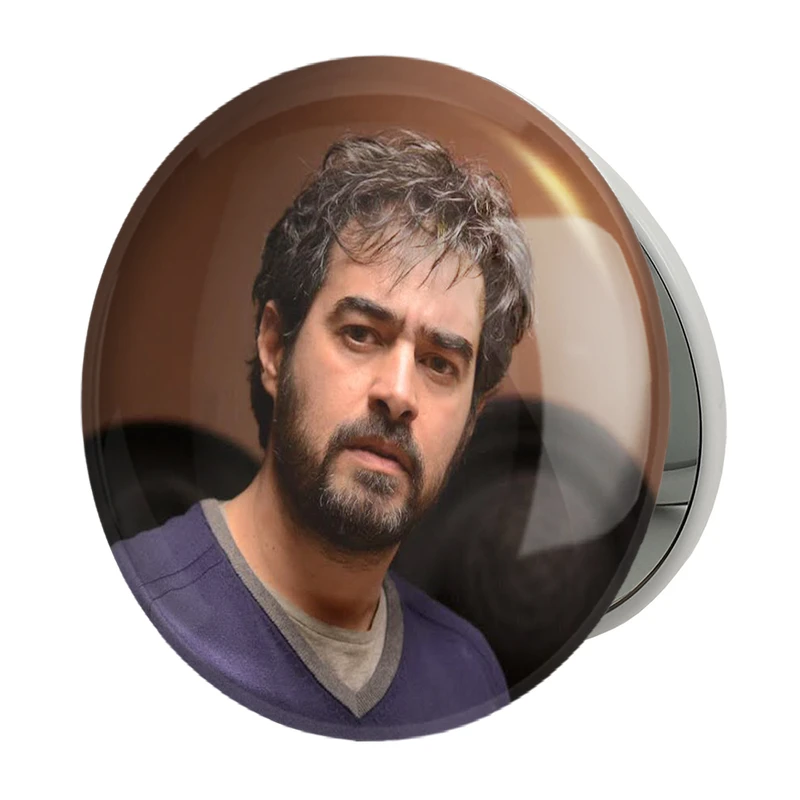 آینه جیبی خندالو طرح شهاب حسینی مدل تاشو کد 10393 