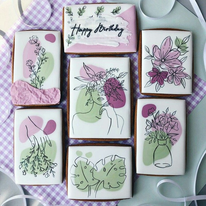 قالب شیرینی به گز مدل مستطیل مجموعه 5 عددی