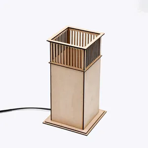 آباژور چوبی طرح بادگیر مربع