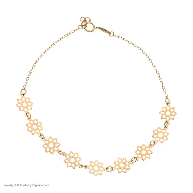 دستبند طلا 18 عیار زنانه مایا ماهک مدل MB1383