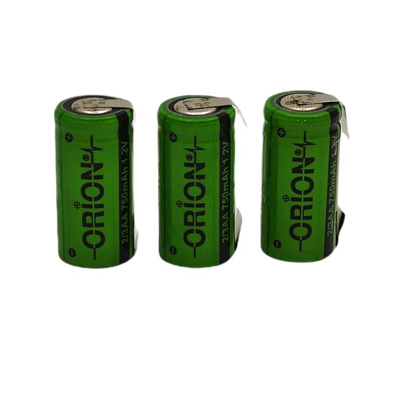 باتری قلمی قابل شارژ اوریون مدل 2.3AA 750mAh بسته 3 عددی