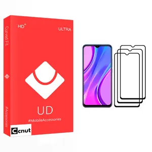 Coconut UD Glass Screen Protector For Xiaomi Redmi 9 Pack Of 3