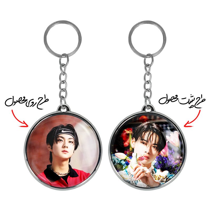 جاکلیدی خندالو طرح نیکی و جونگوون گروه انهایپن ENHYPEN مدل دوطرفه کد 2194021933