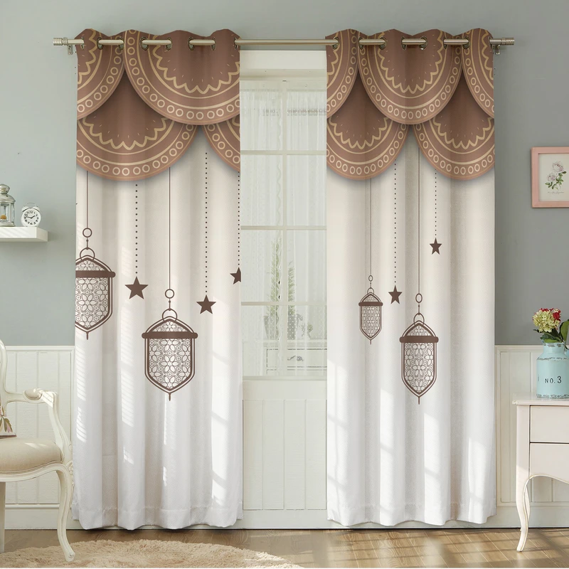 پرده نیروانا طرح مدرن   مدل هازان کد 4548 سایز 140×280 سانتی متر