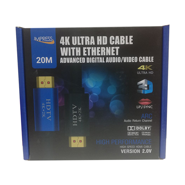 کابل HDMI مدل IM20 طول 20 متر