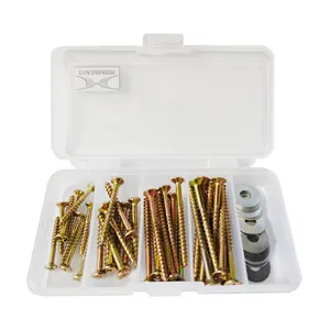 پیچ و واشر هامر مدل رولپلاکی کد Home FIX R بسته 80 عددی