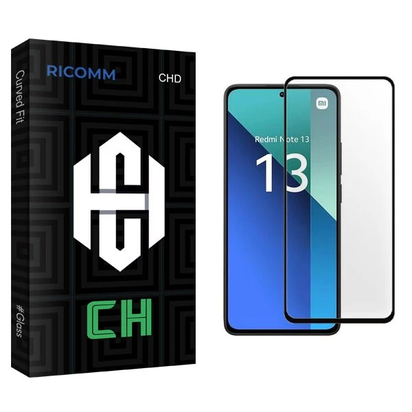 محافظ صفحه نمایش شیشه ای ریکام مدل CH مناسب برای گوشی موبایل شیائومی Redmi Note 13