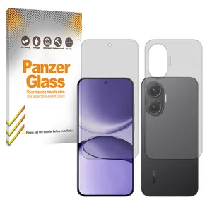 Panzer Glass transparent Full-Adhesive Screen Protector model suitable for Xiaomi Redmi Turbo 4 Pro mobile phone along with the back protector
