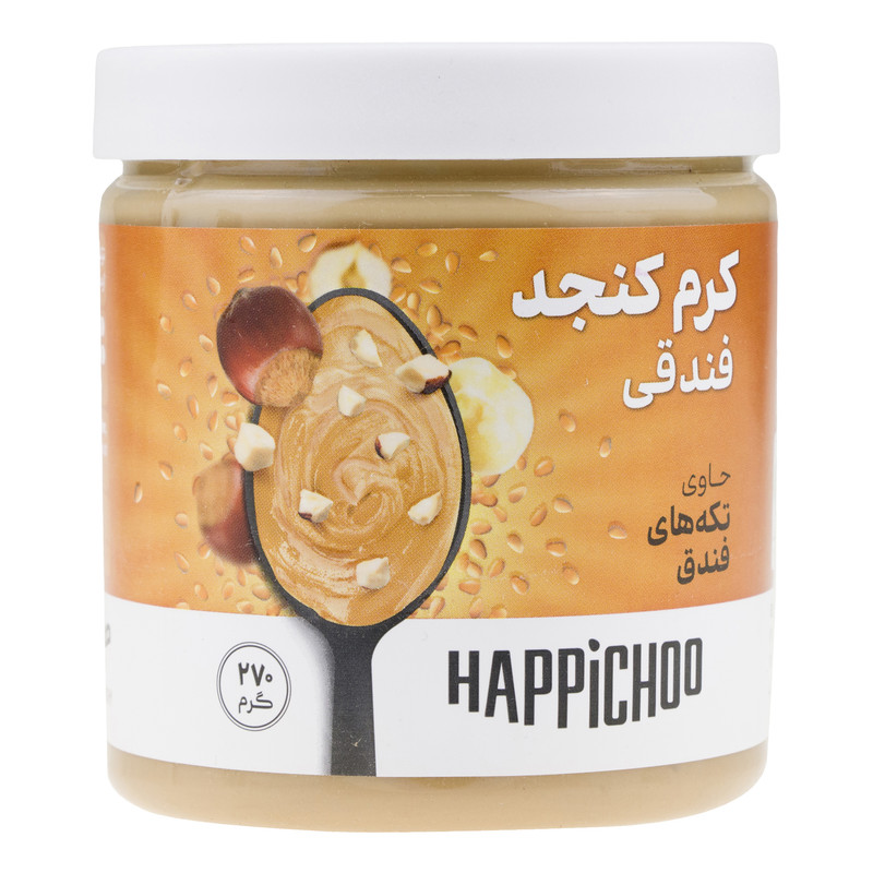 کرم کنجد فندقی هپی چو - 270 گرم