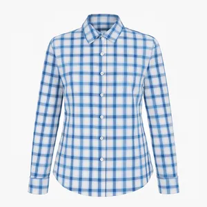 شومیز آستین بلند یقه برگردان زنانه کد 7812