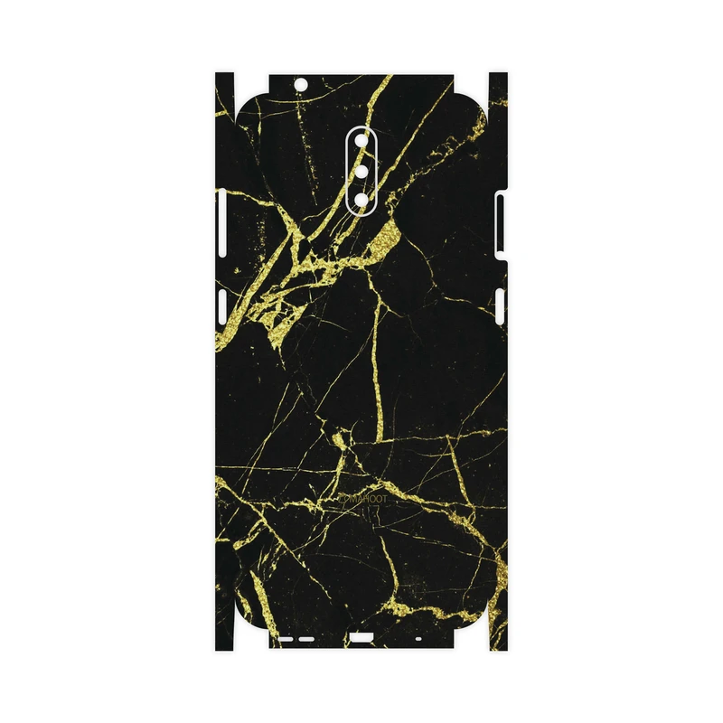 برچسب پوششی ماهوت مدل Graphite-Gold-Marble-FullSkin مناسب برای گوشی موبایل نوکیا 2.3