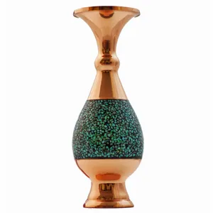 گلدان فیروزه کوبی مسجدی مدل صراحی کد Mgh016