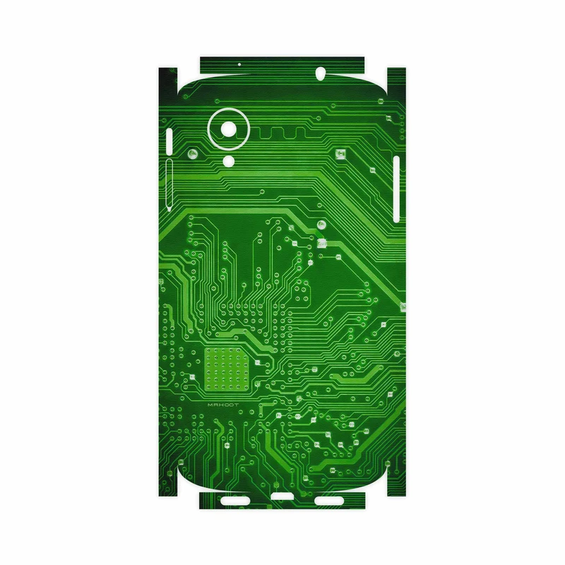 برچسب پوششی ماهوت مدل Green Printed Circuit Board-FullSkin مناسب برای گوشی موبایل گوگل Nexus 5
