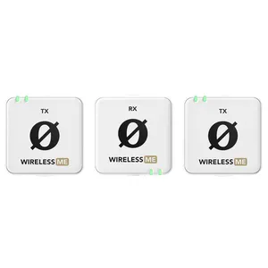 ست میکروفن بی سیم رود مدل WIRELESS ME Dual White
