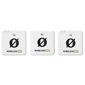 ست میکروفن بی سیم رود مدل WIRELESS ME Dual White