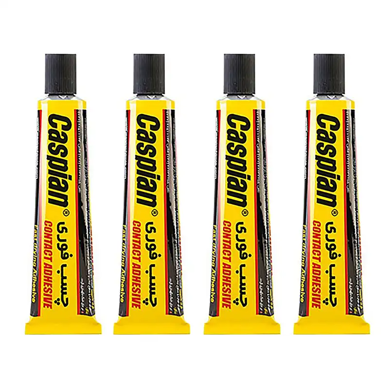 چسب فوری کاسپین مدل  0102 حجم 50 میلی لیتر مجموعه 4 عددی