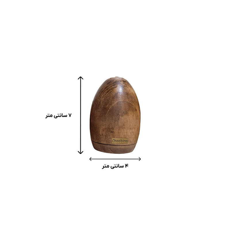 نمکدان چوبی نو مدل چوب جنگلی بسته 4 عددی