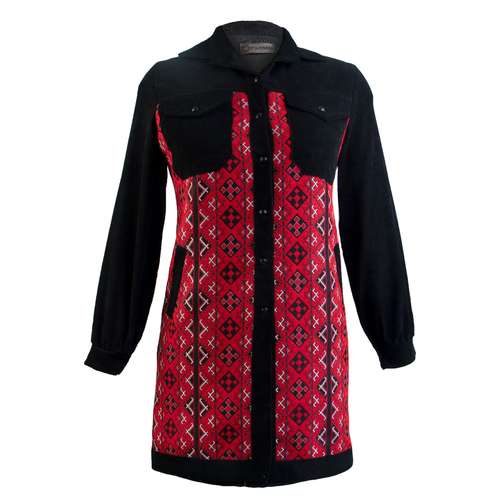 مانتو بافت زنانه مدل چهرزاد