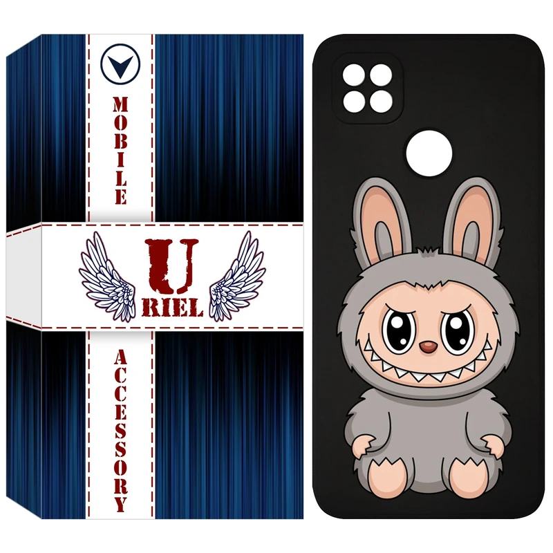 کاور یوریل قاب مدل KSH کد 142 طرح عروسک لبوبو مناسب برای گوشی موبایل شیائومی Redmi 9C / 10A