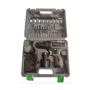 دریل پیچ گوشتی سه نظام 10 میلی متر 12ولت فرانول مدل FCD-12 مجموعه 26 عددی