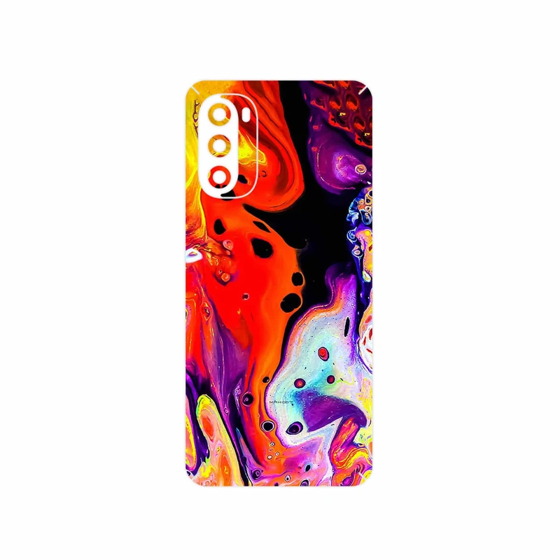 برچسب پوششی ماهوت مدل Abstract Oil Art مناسب برای گوشی موبایل موتورولا Moto G52