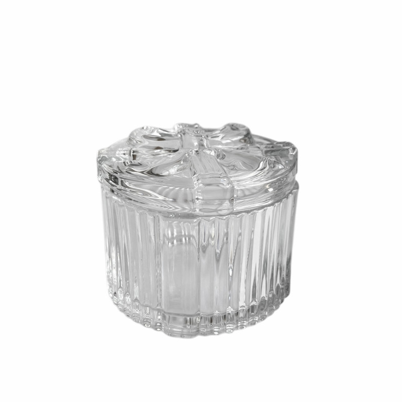 قندان دلی گلس مدل پاپیونی گرد کد G32-3-1