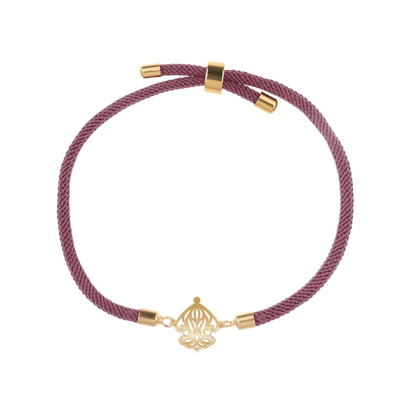 دستبند طلا 18 عیار زنانه مدوپد مدل اسلیمی کد D34-10677